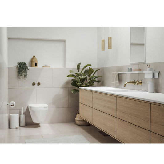 Zone Denmark Seifenschale Rim, Seifenablage, Seifenhalter, Aluminium / ABS, White, Ø 10.8 cm, 14489