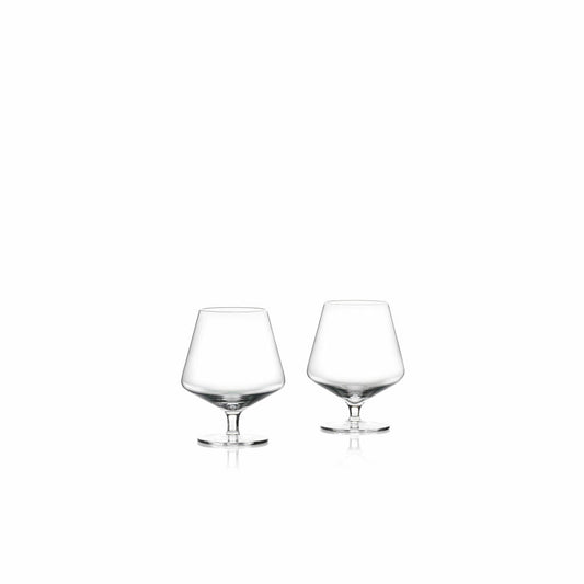 Zone Denmark Cognac Glass Rocks, set of 2, Cognac Snifter, Brandy Glass, Crystal Glass, 450 ml, 24575