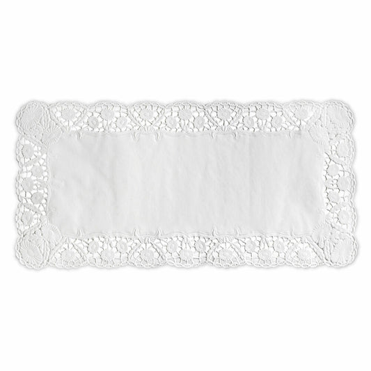 Städter cake doily rectangle, set of 6, cake paper, cake base, cake doily, paper, 40 x 20 cm, ,901100