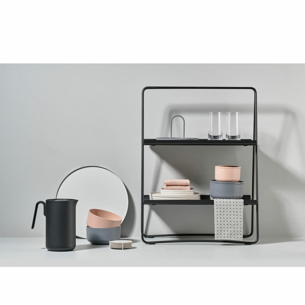 Zone Denmark Regal A-Table, side table, standing shelf, metal shelf, metal, black, H 75 cm, 331819