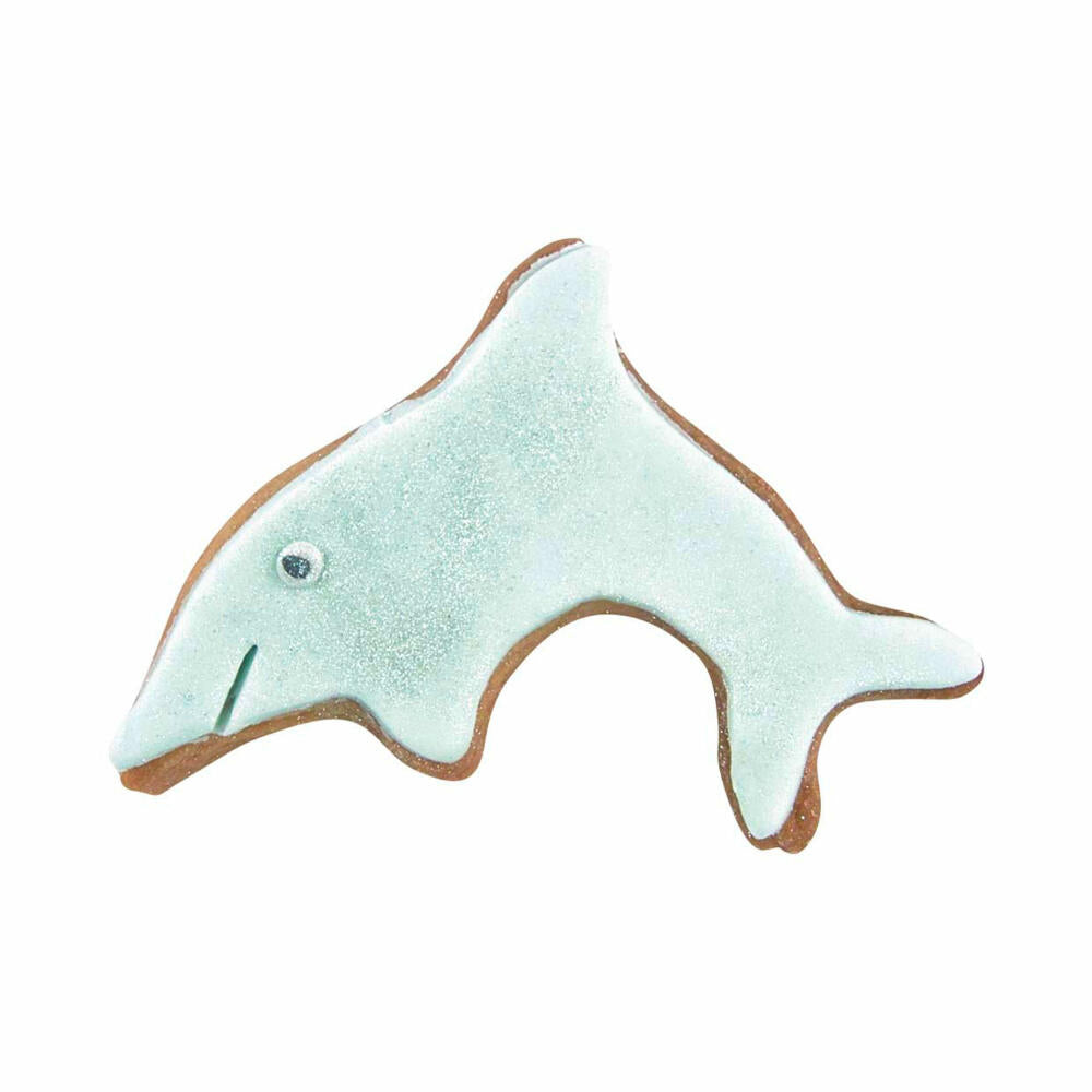 Städter cookie cutter dolphin, cookie cutter, cookie mold, biscuit, cookies, stainless steel, 4 cm, 078123