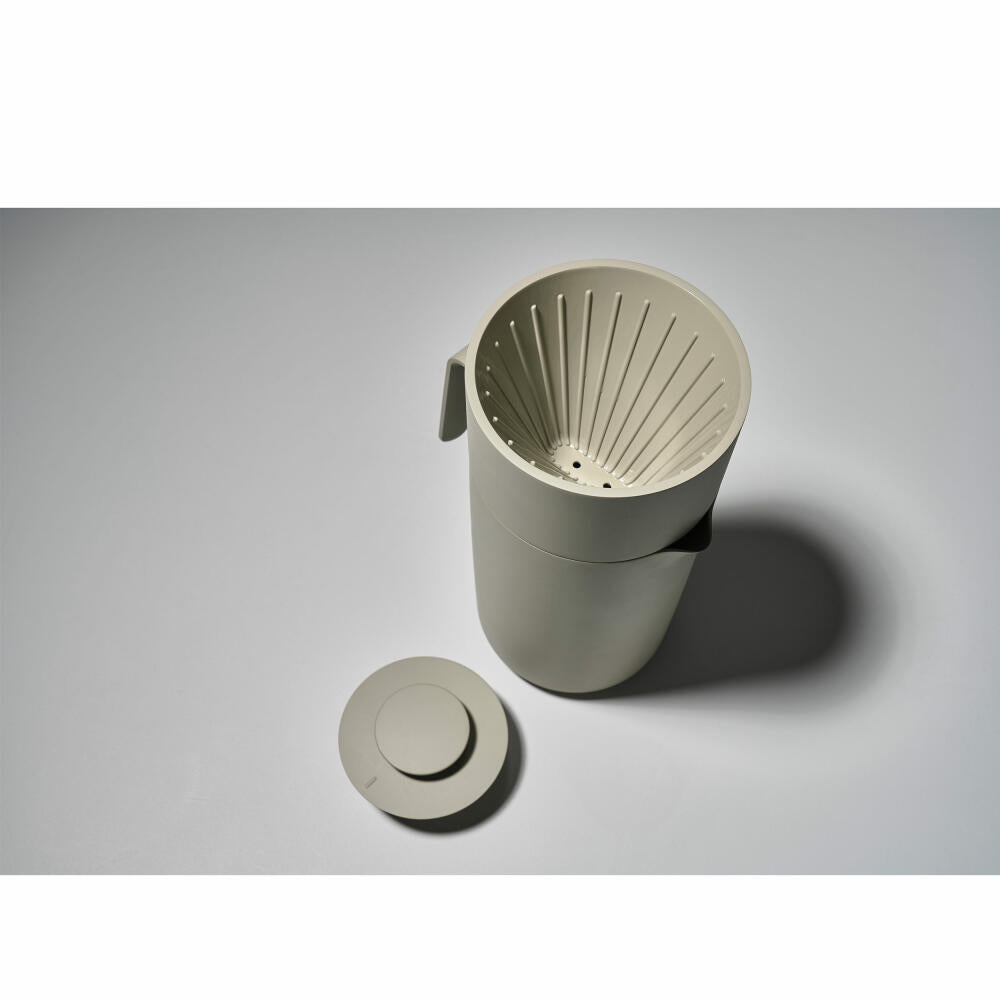 Zone Denmark coffee filter singles, hand filter, coffee maker, permanent filter, filter attachment, plastic, mud, 331966