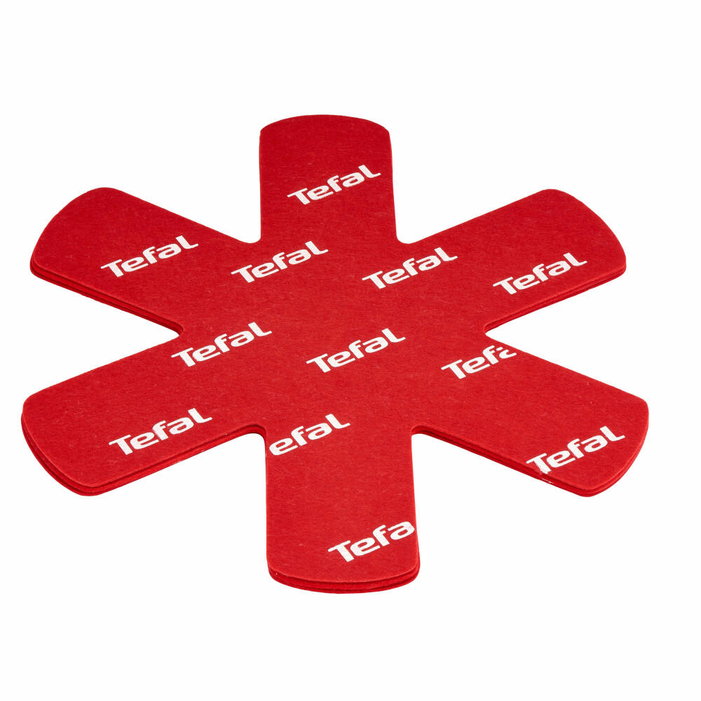 Tefal Ingenio felt protectors, set of 4, pot protectors, pan protectors, wool felt, 38 cm, K22030