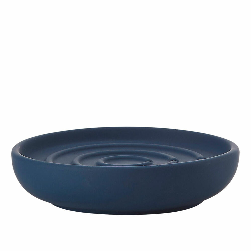 Zone Denmark soap dish Nova One, soap dish, soap holder, porcelain, Royal Blue, Ø 11 cm, 330189