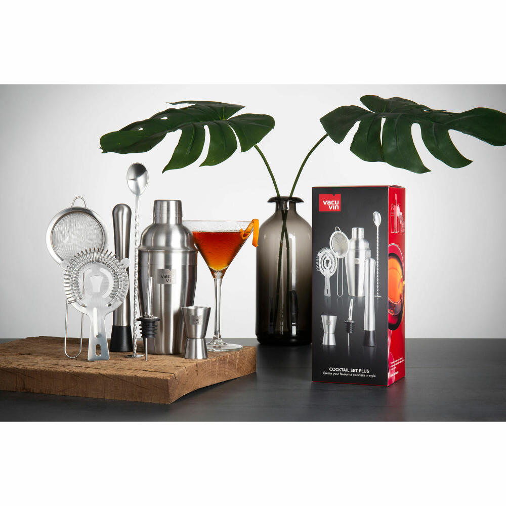 Vacu Vin Cocktail Set Plus 7-piece, cocktail and home bar accessories, 7889361