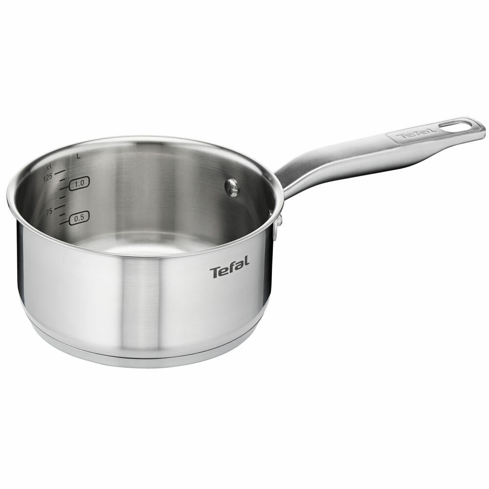 Tefal Virtuoso pot set, 7-piece, cooking pot, pot, saucepan, induction-suitable, stainless steel, E492S7