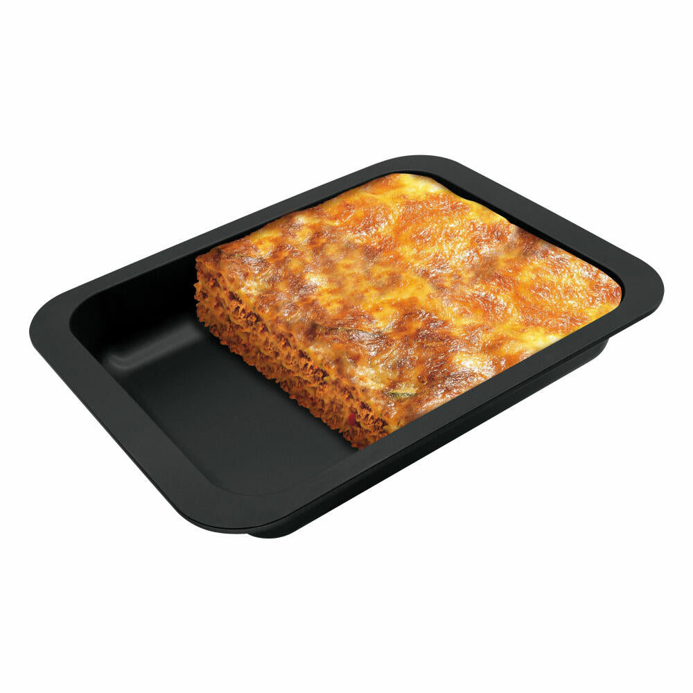 Zenker Special Countries Lasagneform, Auflaufform, Auflauf Form, Backform, Bratform, Ilag Special, Schwarz, L 32.5 cm, 7502