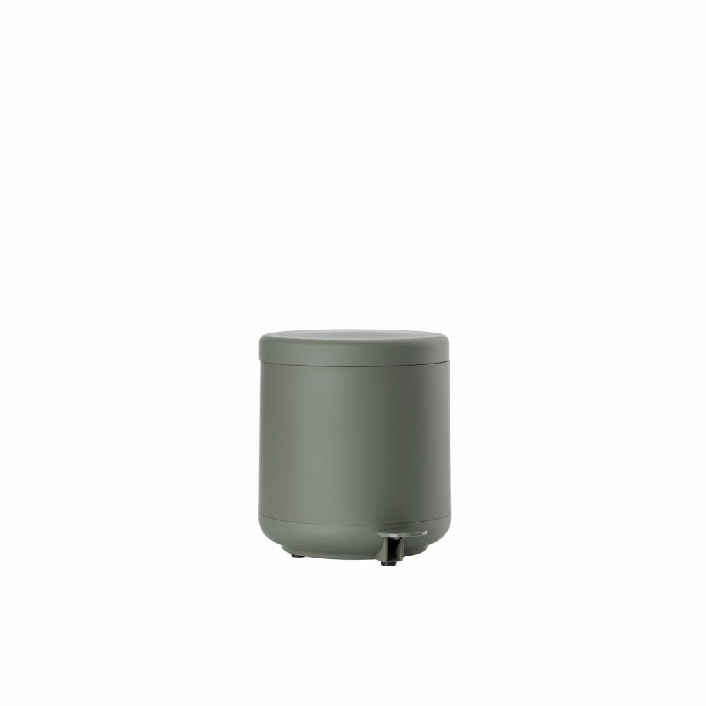 Zone Denmark Pedal Bin Ume, Pedal Bin, Trash can, Cosmetic bin, Bath bin, ABS, Olive Green, 4 L, 26436