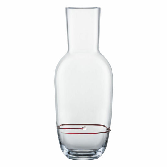 Zwiesel Glas Handmade Carafe Aura Red, Water Carafe, Water Bottle, 1.5 L, 121682