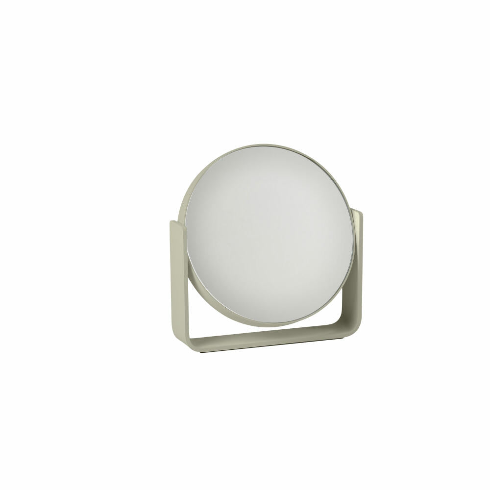 Zone Denmark table mirror Ume, cosmetic mirror, mirror, 5x magnification, aluminum lacquered / glass, eucalyptus, 28226