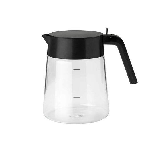 Stelton Glaskanne Nohr, Kaffeekanne, Borosilikatglas, Black Metallic, 1.2 L, 611