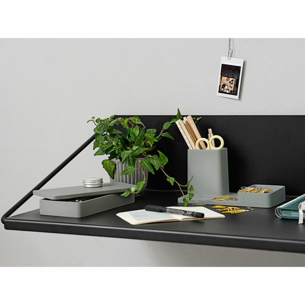 Zone Denmark Desk A-Wall Desk, Wall Desk, Wall Table, Desk, Black, 25208