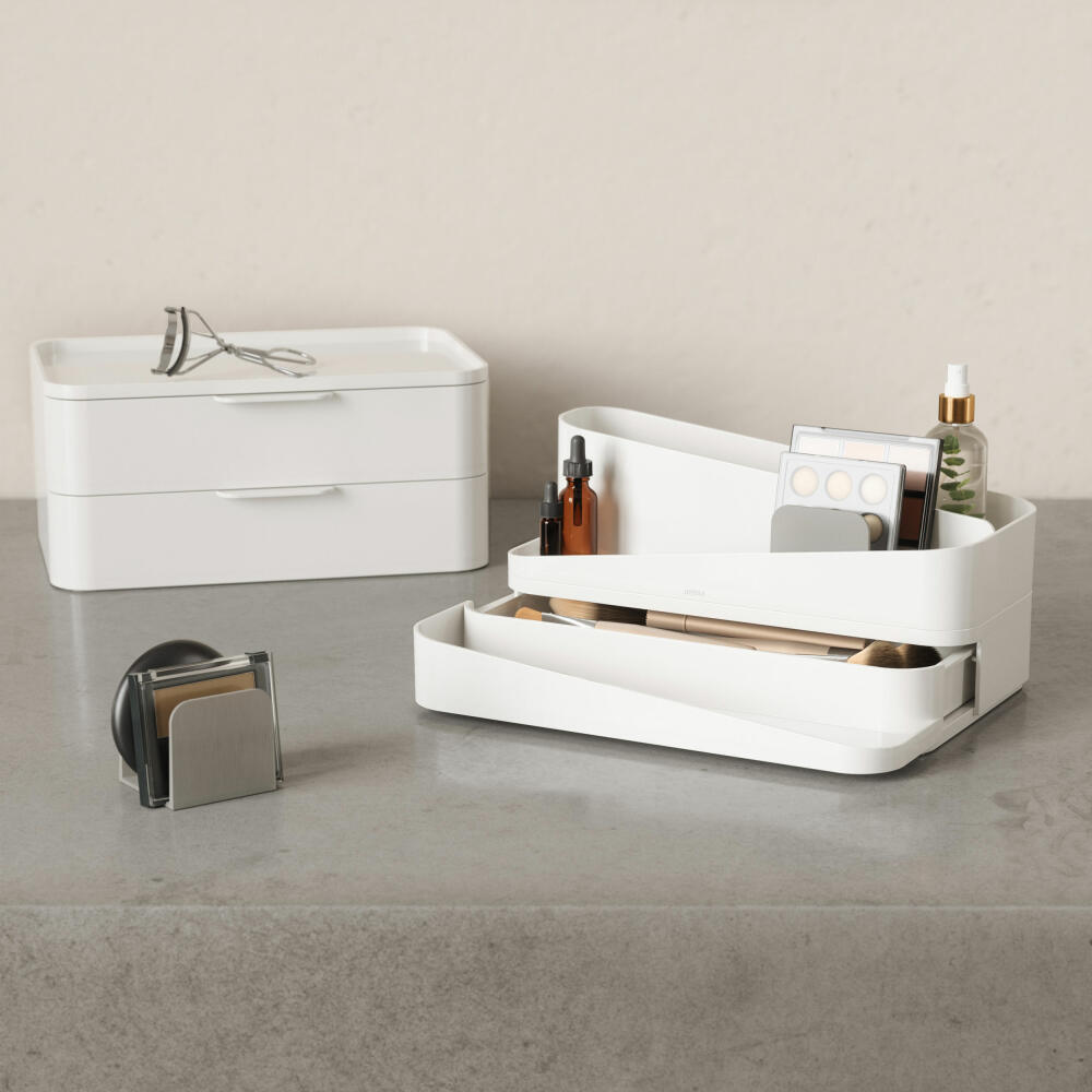 ellemoi aufbewahrung Umbra Kosmetik-Organizer Glam L, modulare Makeup-Aufbewahrung, Kunstst – Ambiente3000