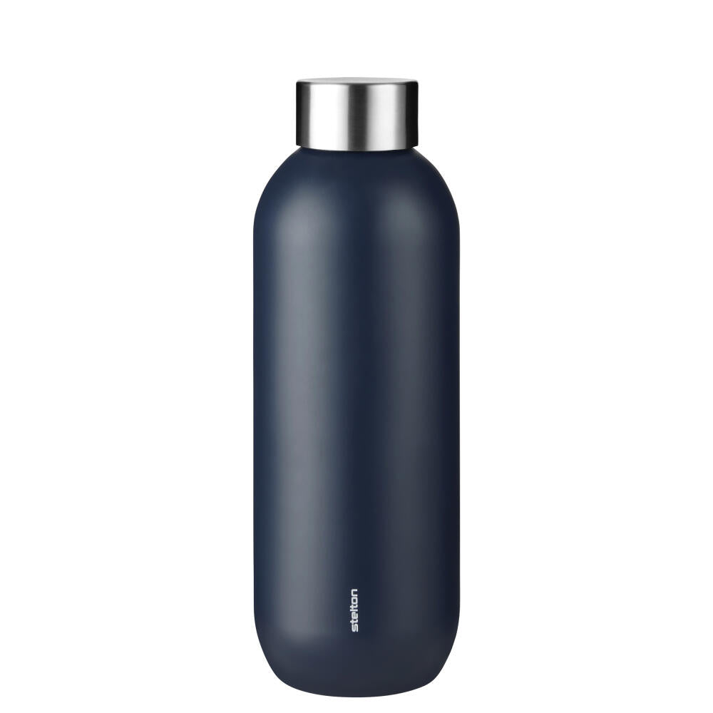 Stelton Keep Cool insulated bottle, stainless steel, plastic, Soft Deep Ocean, 600 ml, 355-19