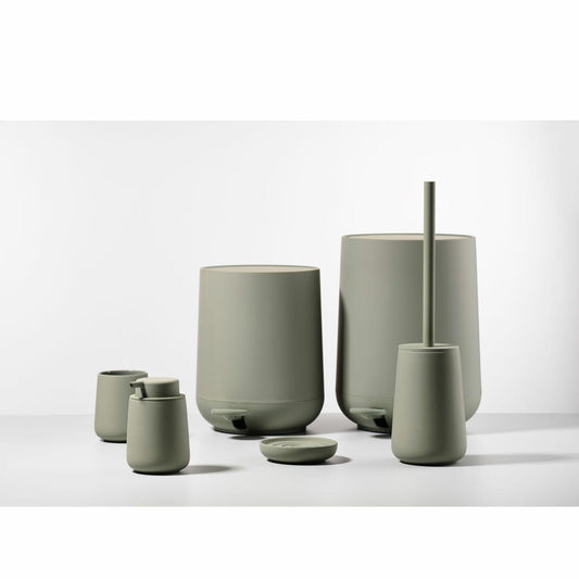 Zone Denmark Toilettenbürste Nova One, Toilettenbürstengarnitur, WC-Garnitur, Klobürste, Steinzeug, Matcha Green, 15252