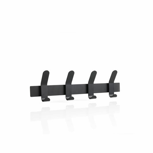 Zone Denmark wall coat rack A-Rack, hook rail, coat rack, coat hook, metal / iron, black, 331822