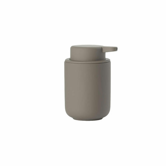 Zone Denmark soap dispenser Ume, soap dispenser, dosing dispenser, stoneware, taupe, 250 ml, 26429