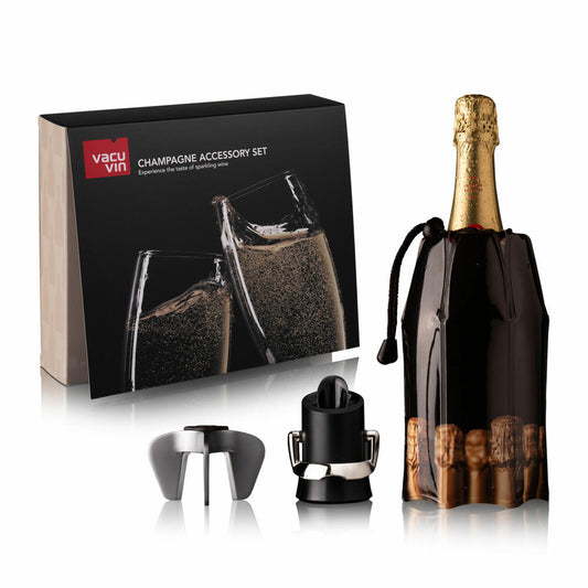 Vacu Vin Champagne Accessory Gift Set 3-piece, Champagne Accessories, 38899606