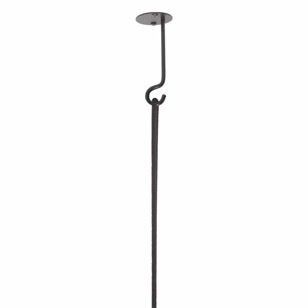 Umbra Bolo Blumenampel für Innen, Zimmerpflanze, Sukkulenten, Keramik / Messing, Schwarz, 109 cm, 1009571-040