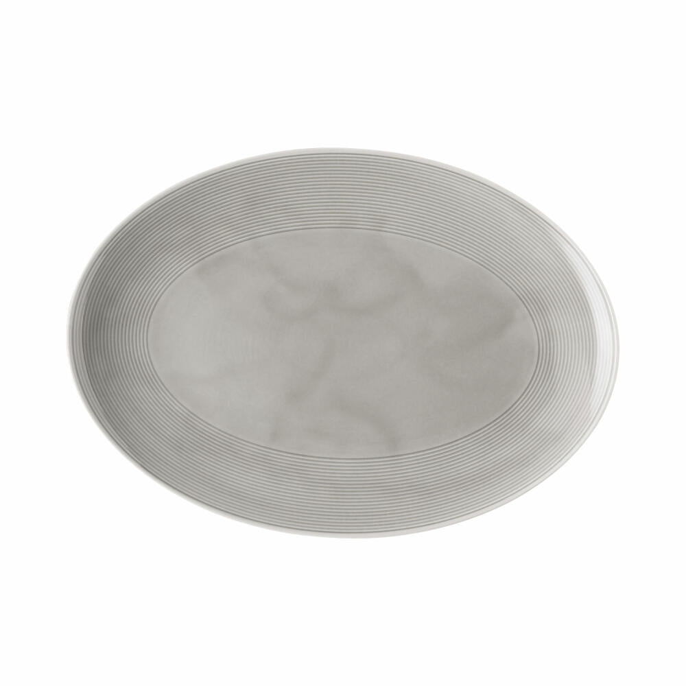 Thomas Loft by Rosenthal plate, serving plate, porcelain, Moon Gray, 34 cm, 11900-401917-12734