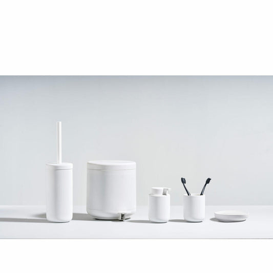 Zone Denmark Pedaleimer Ume, Treteimer, Mülleimer, Kosmetikeimer, Badeimer, ABS, White, 4 L, 330407
