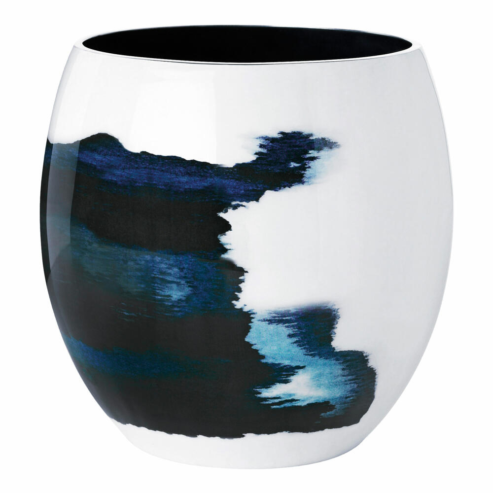 Stelton Stockholm Vase L Aquatic, Dekovase, Blumenvase, Aluminium, Emaille, Ø 22.5 cm, 450-22