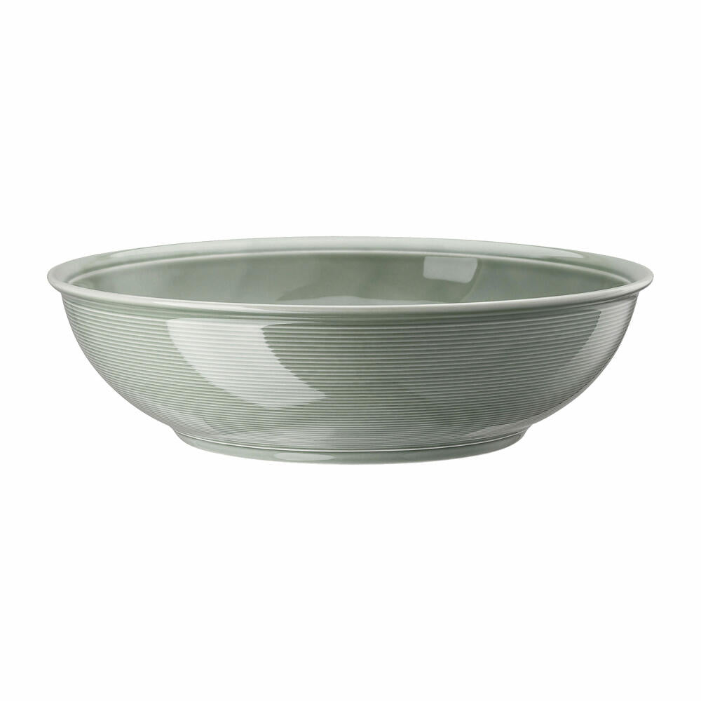 Thomas Trend Colour Schüssel flach, Schale, Porzellan, Moss Green, 32 cm, 11400-401922-13032