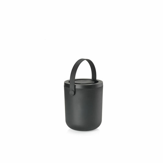 Zone Denmark Waste Bin Circular, Organic Waste Bin, Organic Waste, Organic Waste Bin, Kitchen Bin, ABS, Black, 3 L, 23201