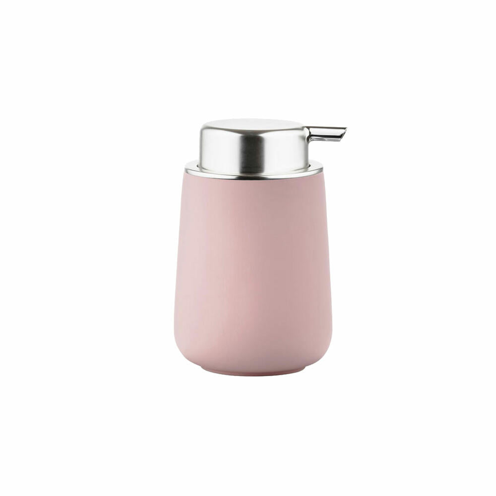 Zone Denmark Soap Dispenser Nova, Soap Dispenser, Dosing Dispenser, Porcelain, Rose, 250 ml, 330118