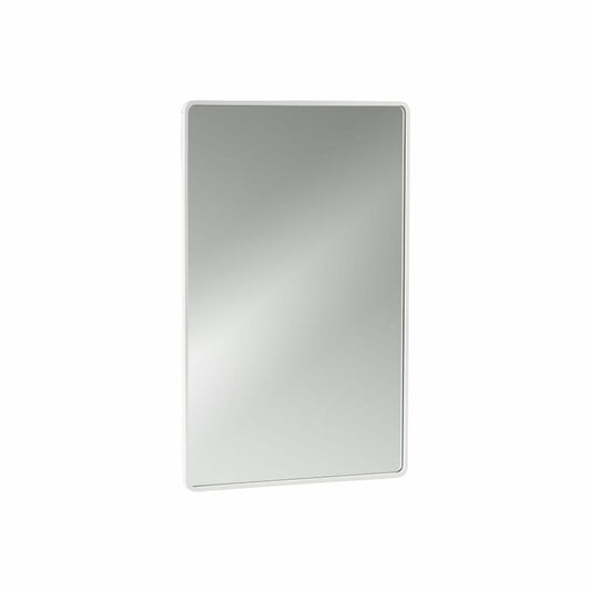 Zone Denmark Wall Mirror Rim, Bathroom Mirror, Mirror, Aluminium, White, 70 x 44 cm, 14476