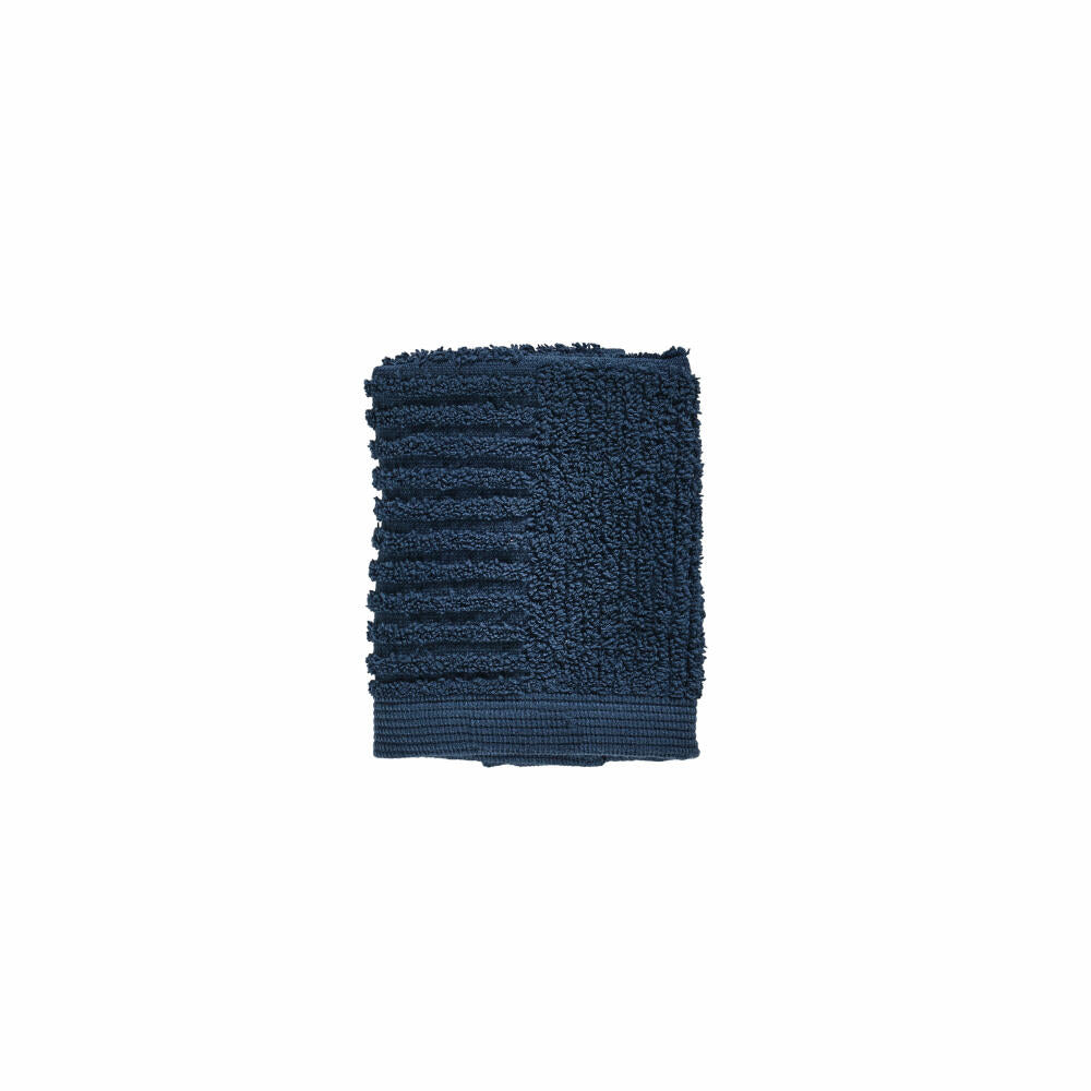 Zone Denmark Washcloth Classic, Wash Mitt, Cotton, Dark Blue, 30 x 30 cm, 331945