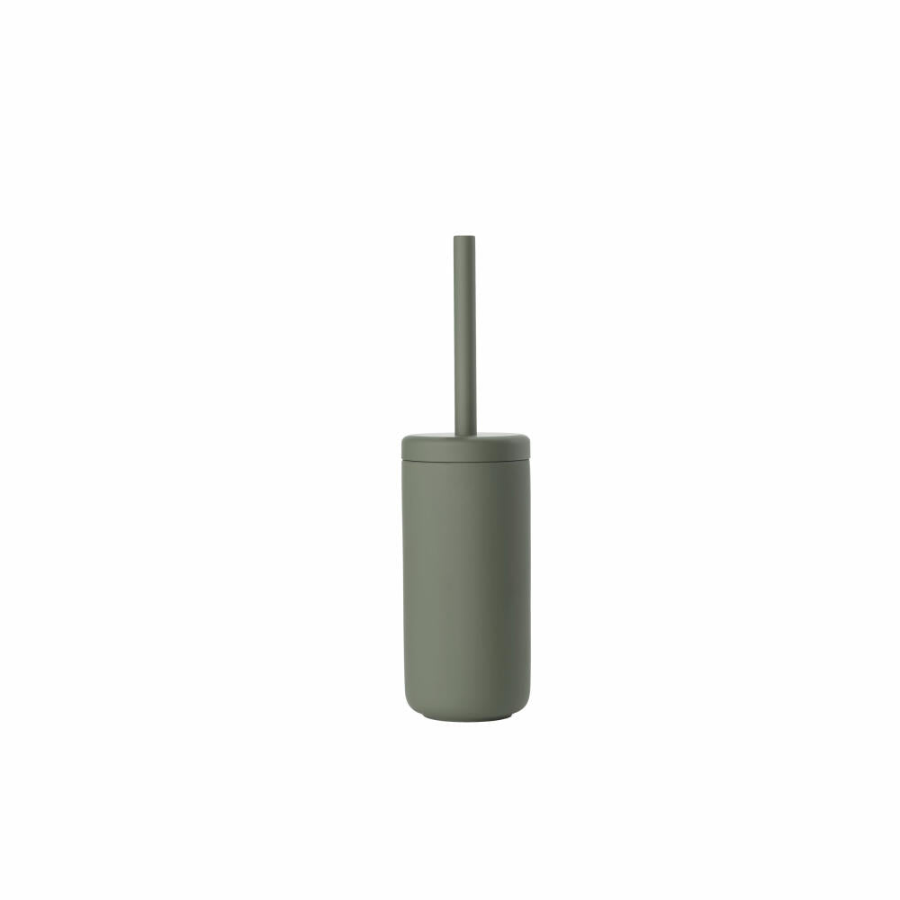 Zone Denmark toilet brush Ume, toilet brush set, WC set, toilet brush, stoneware, olive green, 26432