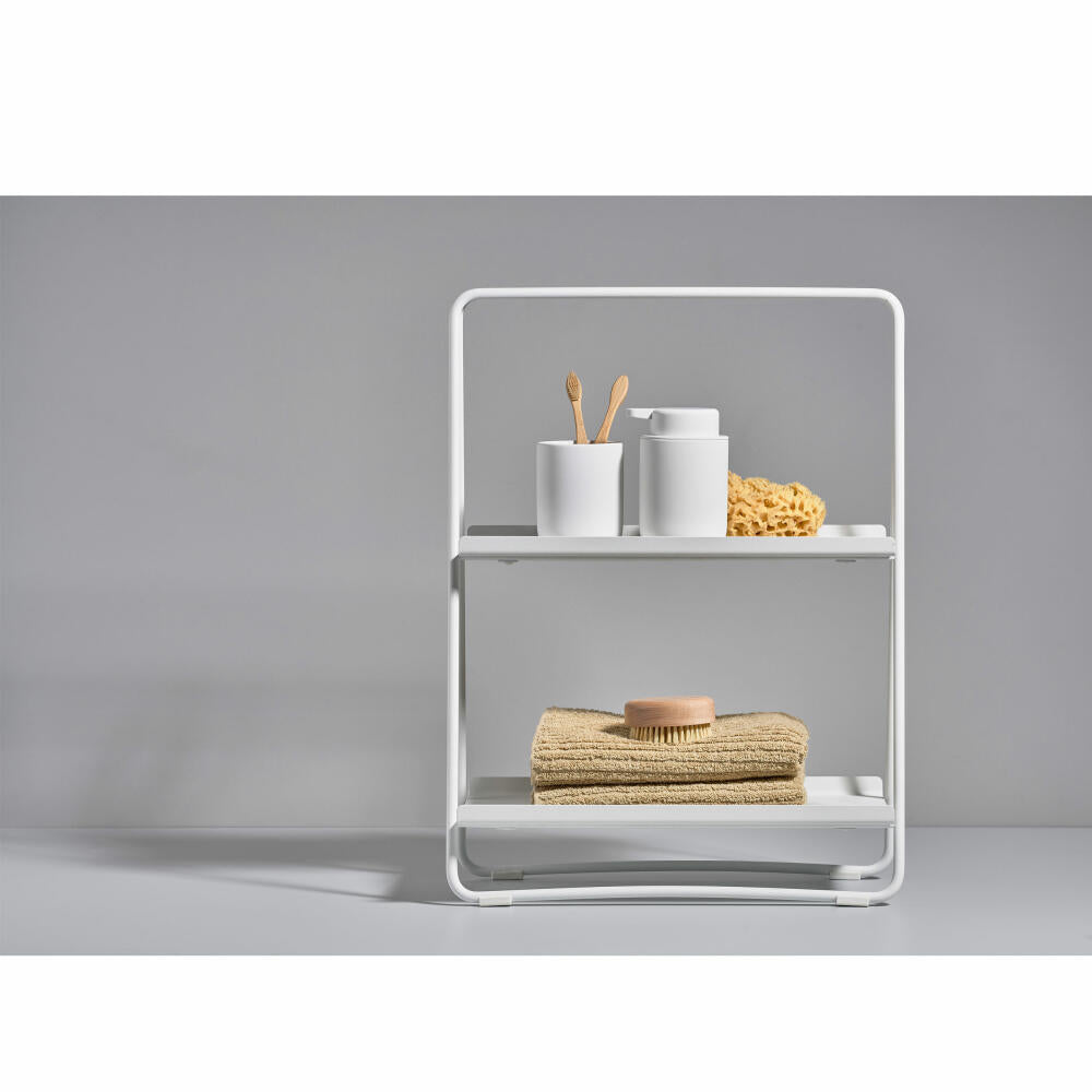 Zone Denmark Regal A-Table, side table, standing shelf, metal shelf, metal, white, H 58 cm, 13615