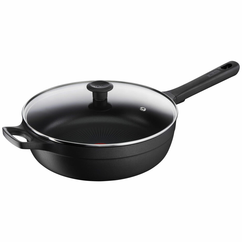 Tefal Trattoria Pro Schmorpfanne, Pfanne, Induktionsgeeignet, Aluguss, Ø 28 cm, G61237