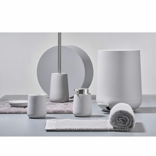 Zone Denmark Pedaleimer Nova, Treteimer, Mülleimer, Kosmetikeimer, Badeimer, ABS, Soft Grey, 3 L, 331979