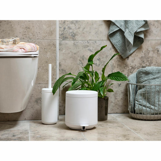 Zone Denmark Toilettenbürste Ume, Toilettenbürstengarnitur, WC-Garnitur, Klobürste, Steinzeug, White, 330403