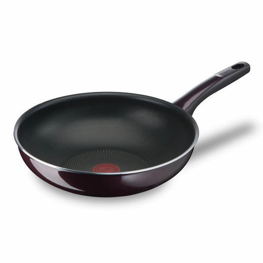 Tefal Resist Intense wok pan, wok pan, non-stick coating, aluminum, Ø 28 cm, D52219