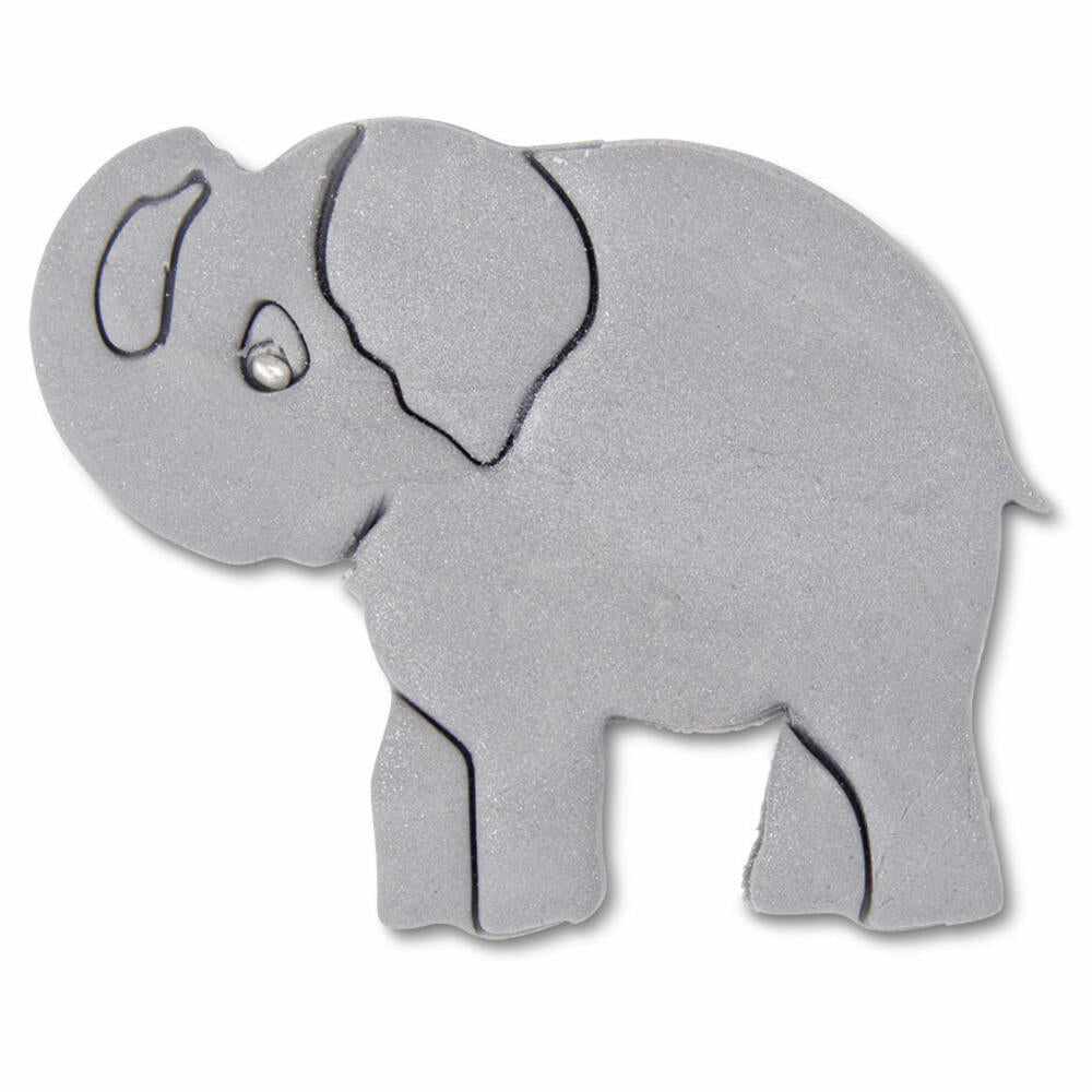 Städter embossed cookie cutter elephant, cookie cutter, cookie mold, biscuit, biscuits, stainless steel, 8 cm, 184220