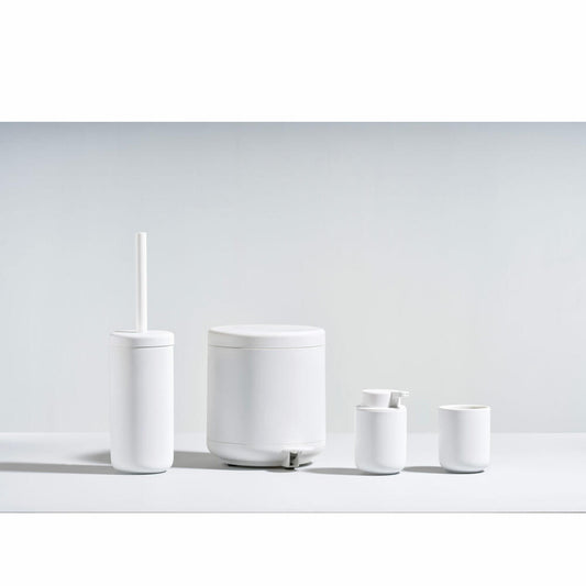 Zone Denmark Toilettenbürste Ume, Toilettenbürstengarnitur, WC-Garnitur, Klobürste, Steinzeug, Grey Soft, 331927