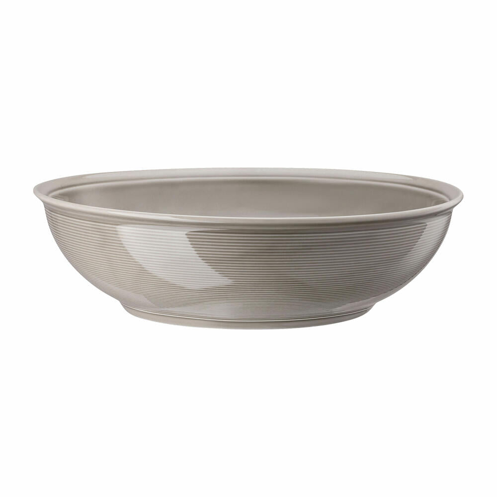 Thomas Trend Colour Schüssel flach, Schale, Porzellan, Moon Grey, 32 cm, 11400-401919-13032