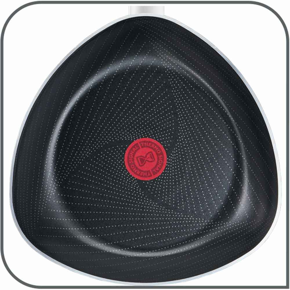 Tefal Start Easy Dreiecks-Pfanne, Bratpfanne, Pfanne, Induktionsgeeignet, Aluminium, Ø 26 cm, C26770