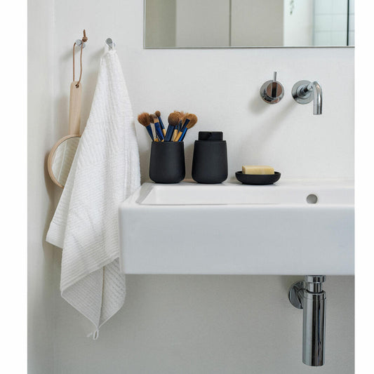 Zone Denmark Badehandtuch Classic, Duschtuch, Badetuch, Strandtuch, Handtuch, White, 140 x 70 cm, 330490