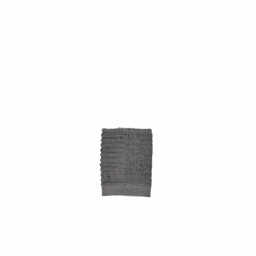 Zone Denmark Washcloth Classic, Wash Mitt, Cotton, Grey, 30 x 30 cm, 330335