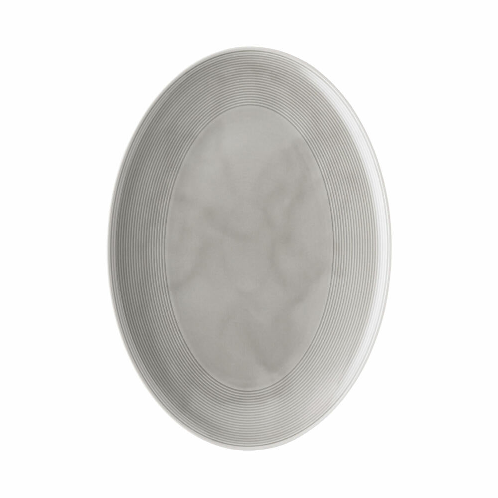 Thomas Loft by Rosenthal plate, serving plate, porcelain, Moon Gray, 34 cm, 11900-401917-12734