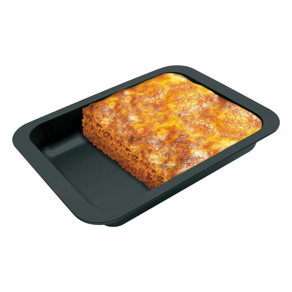 Zenker Special Countries Lasagneform, Auflaufform, Auflauf Form, Backform, Bratform, Ilag Special, Schwarz, L 40 cm, 7501