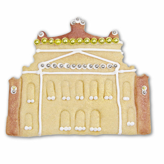 Städter Präge-Ausstecher Alte Oper Frankfurt, Ausstechform, Plätzchenform, Keks, Plätzchen, Edelstahl, 9.5 cm, 199156