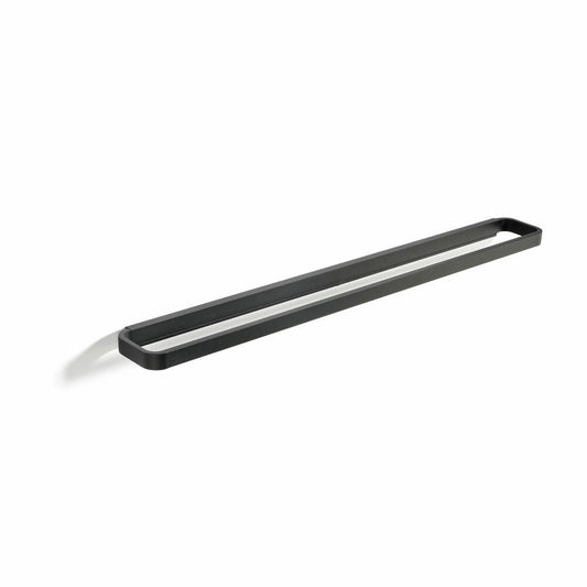 Zone Denmark Towel Holder Rim, Towel Rail, Aluminium, Black, 70 x 7.5 cm, 14640