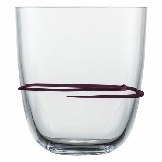 Zwiesel Glas Handmade Mug Aura Aubergine Set of 2, Drinking Cup, Glass, 518 ml, 121686