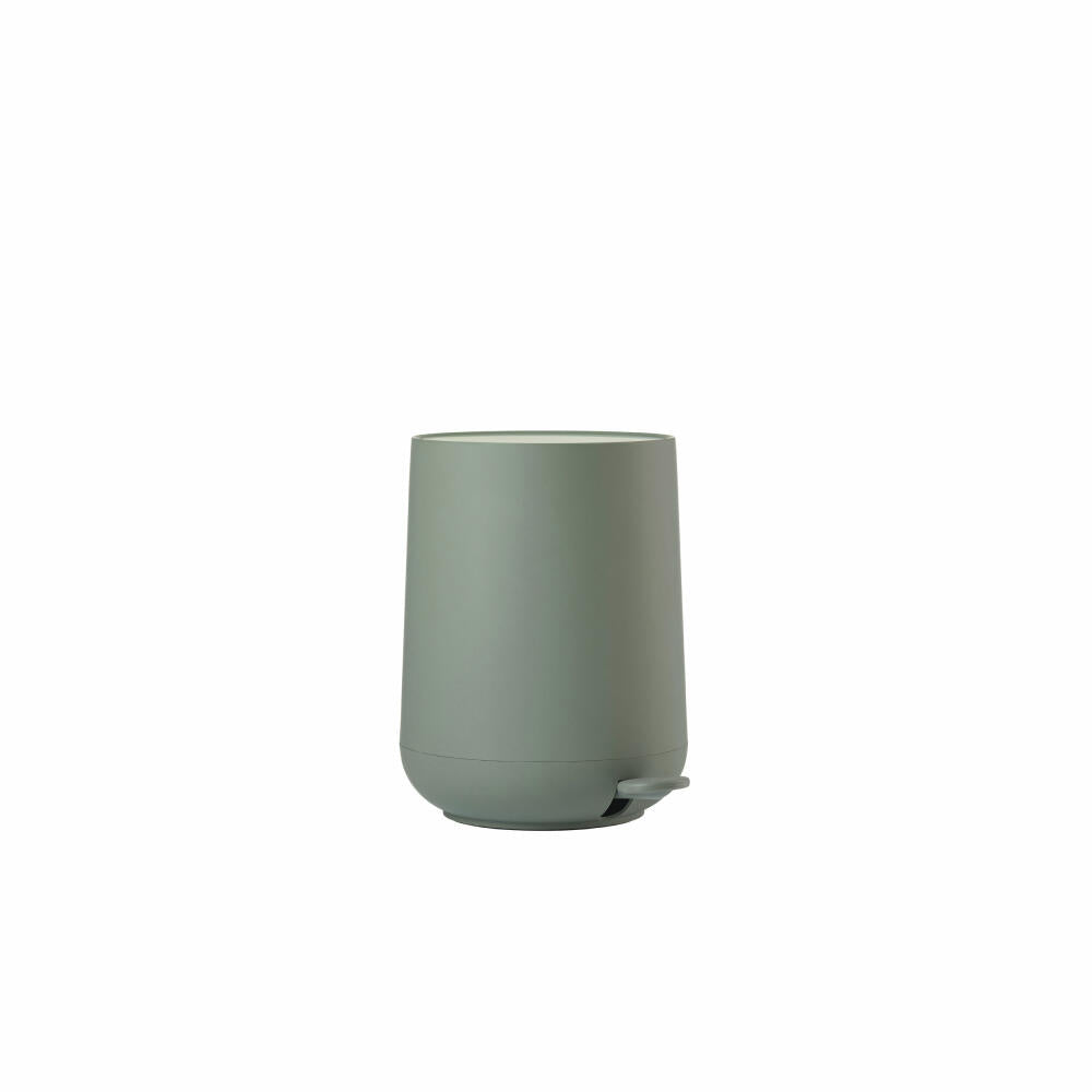 Zone Denmark Pedal Bin Nova, Pedal Bin, Trash can, Cosmetic bin, Bath bin, ABS, Olive Green, 5 L, 28103