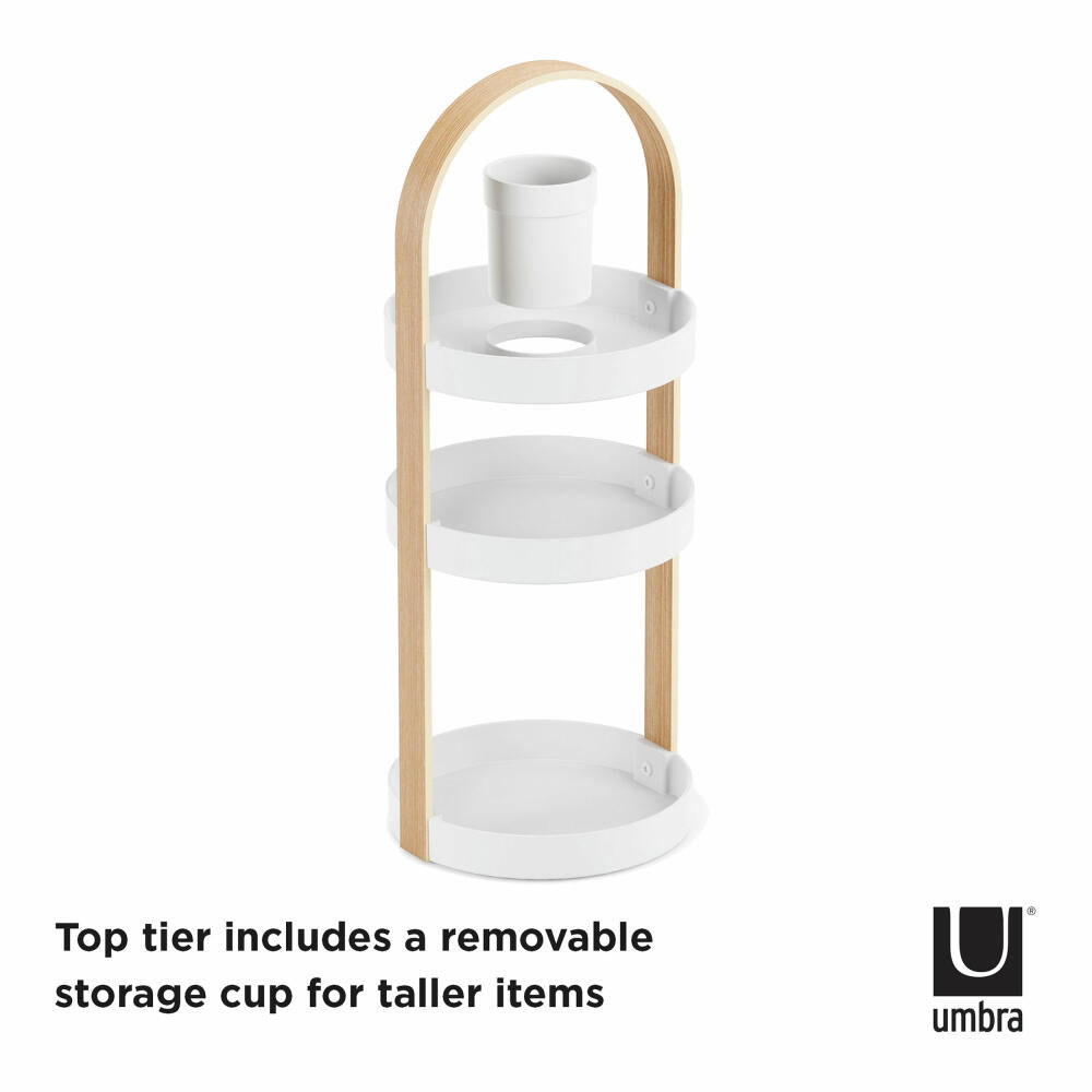 umbra aufbewahrung Umbra Organizer Bellwood, Aufbewahrung für Kosmetik und Make-Up, 3-stu – Ambiente3000